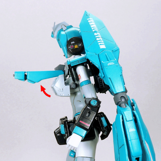 MSドール ミク RX-78-2 ガンダム ver. 胴体/腕部 説明用画像C