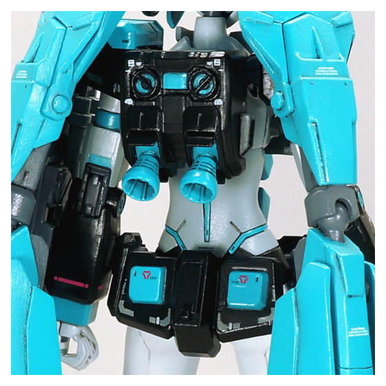 MSドール ミク RX-78-2 ガンダム ver. 胴体/腕部 説明用画像(後)